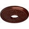 Ekena Millwork Tirana Ceiling Medallion (Canopies up to 4 3/4"), 13 7/8"OD x 3 3/4"ID x 1 1/4"P, Antique Copper CM13TIACS - alternate 3